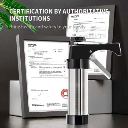 🔥HOT SALE 50% OFF🔥Stainless Steel Cookie Pres with 13 Discs & 8 Nozzles