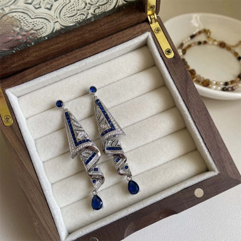 Vintage Satin Stud Earrings