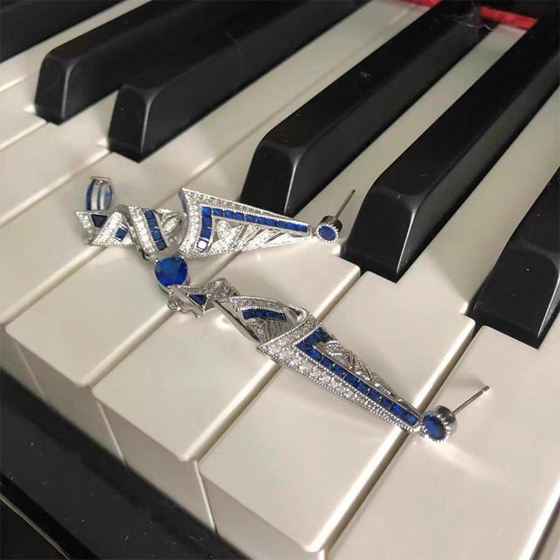 Vintage Satin Stud Earrings