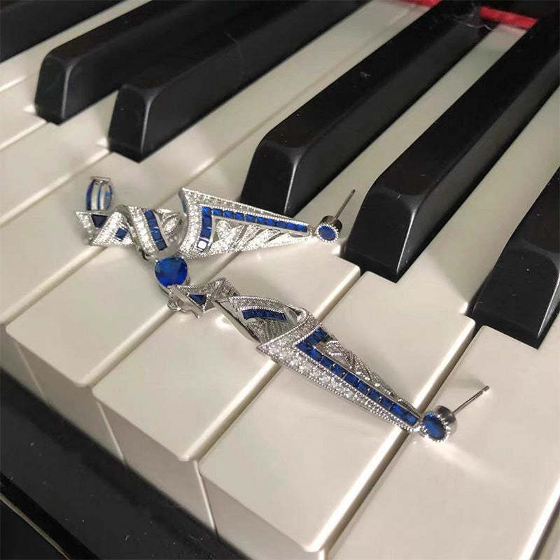 Vintage Satin Stud Earrings