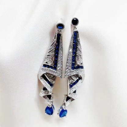 Vintage Satin Stud Earrings