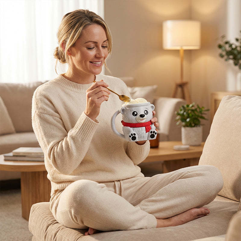 🔥3D-Printed Bear Ice Cream Pint Holder