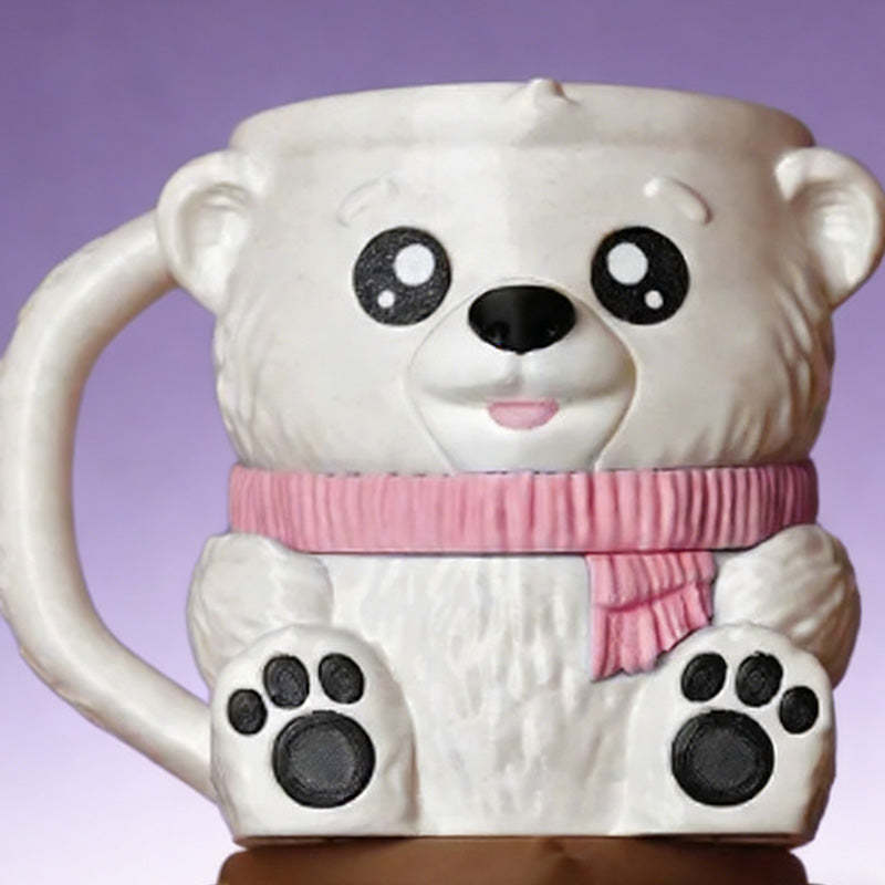 🔥3D-Printed Bear Ice Cream Pint Holder