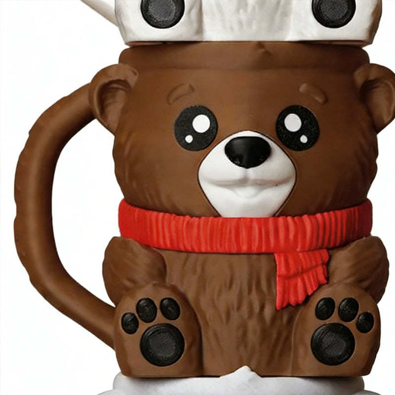 🔥3D-Printed Bear Ice Cream Pint Holder
