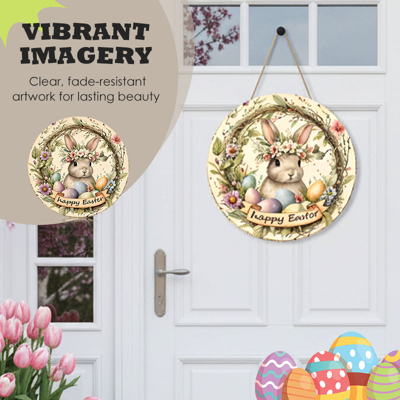 🔥Welcome to My Home - Easter Wooden Hanging Door Sign