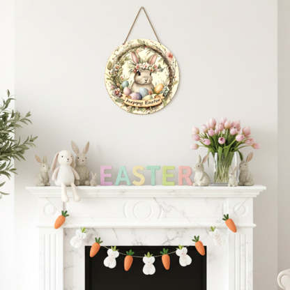 🔥Welcome to My Home - Easter Wooden Hanging Door Sign