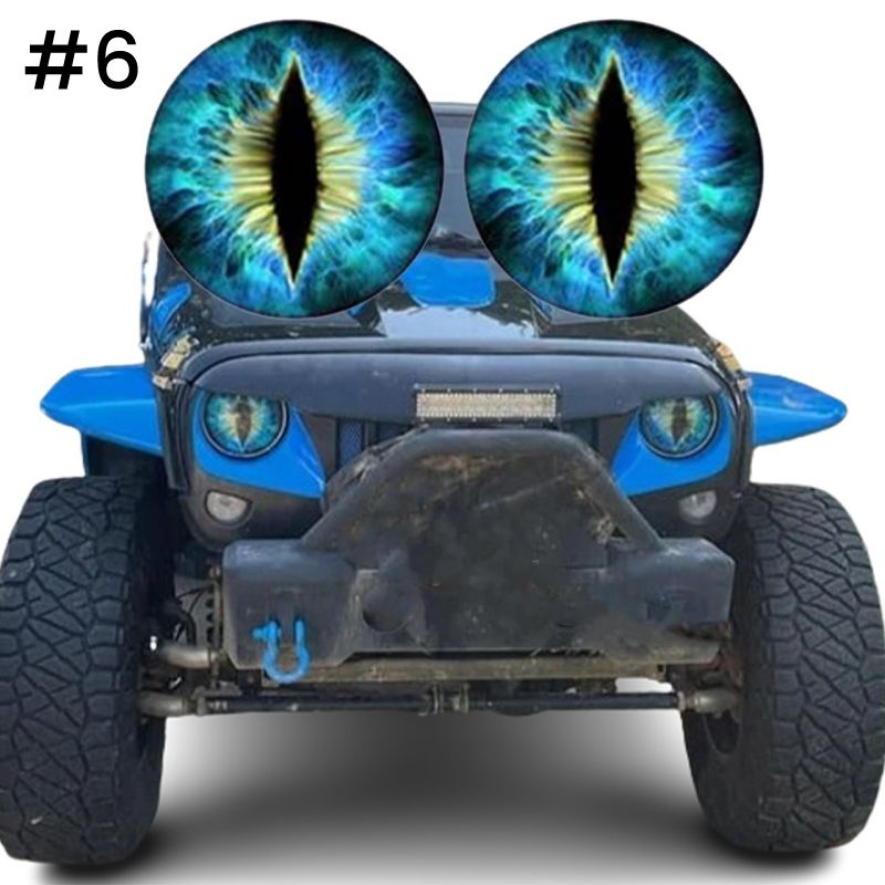 😈Beast Eyes Headlight Decals (1 Pair)