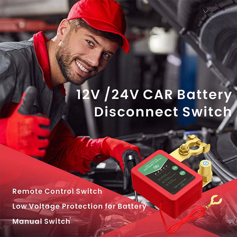 12V/24V Remote Control Car Battery Disconnect Switch