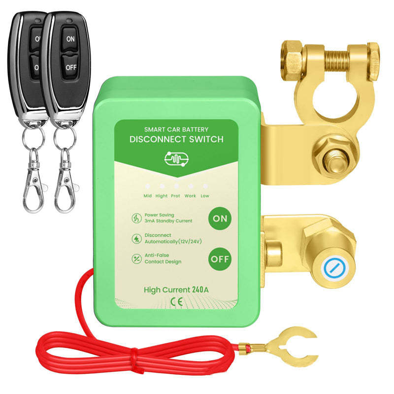 12V/24V Remote Control Car Battery Disconnect Switch