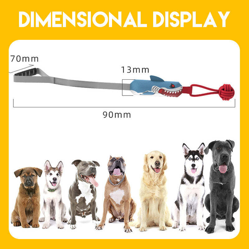 Dog Chew Rope Knot Toy With Handle