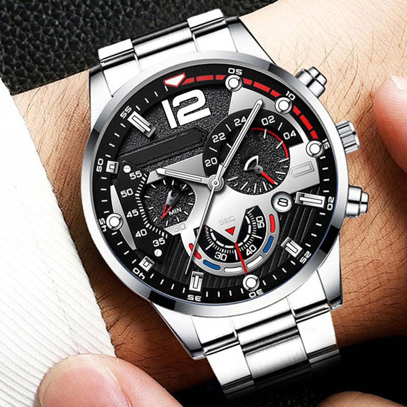 Men's 3-in-1 Watch & Bracelet Gift Set