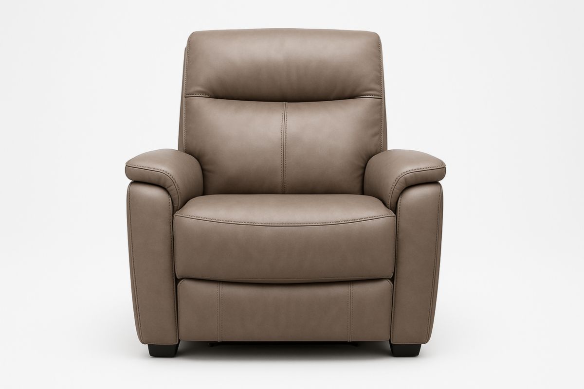 Recliner Fauteuil Kunstleer Taupe 100x90x100 cm-Cosyeterna