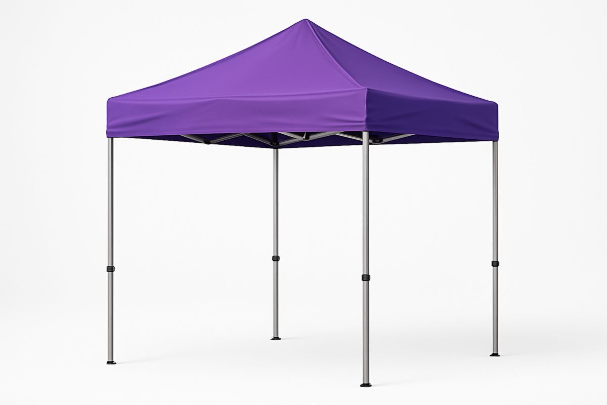 Paviljoentent 3x3m Purple Aluminium/Polyester-Cosyeterna