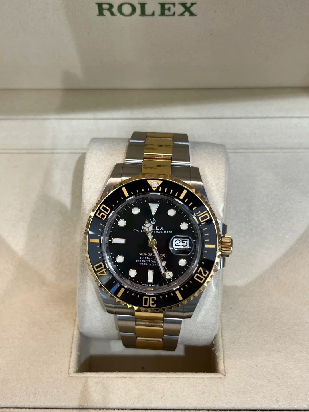 Sea-Dweller Gold & Oystersteel Men's Watch M126603-0001