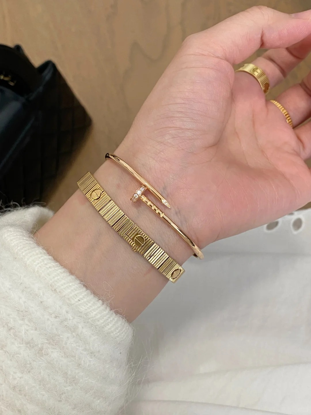 LOVE UNLIMITED BRACELET, FLEXIBLE, YELLOW GOLD