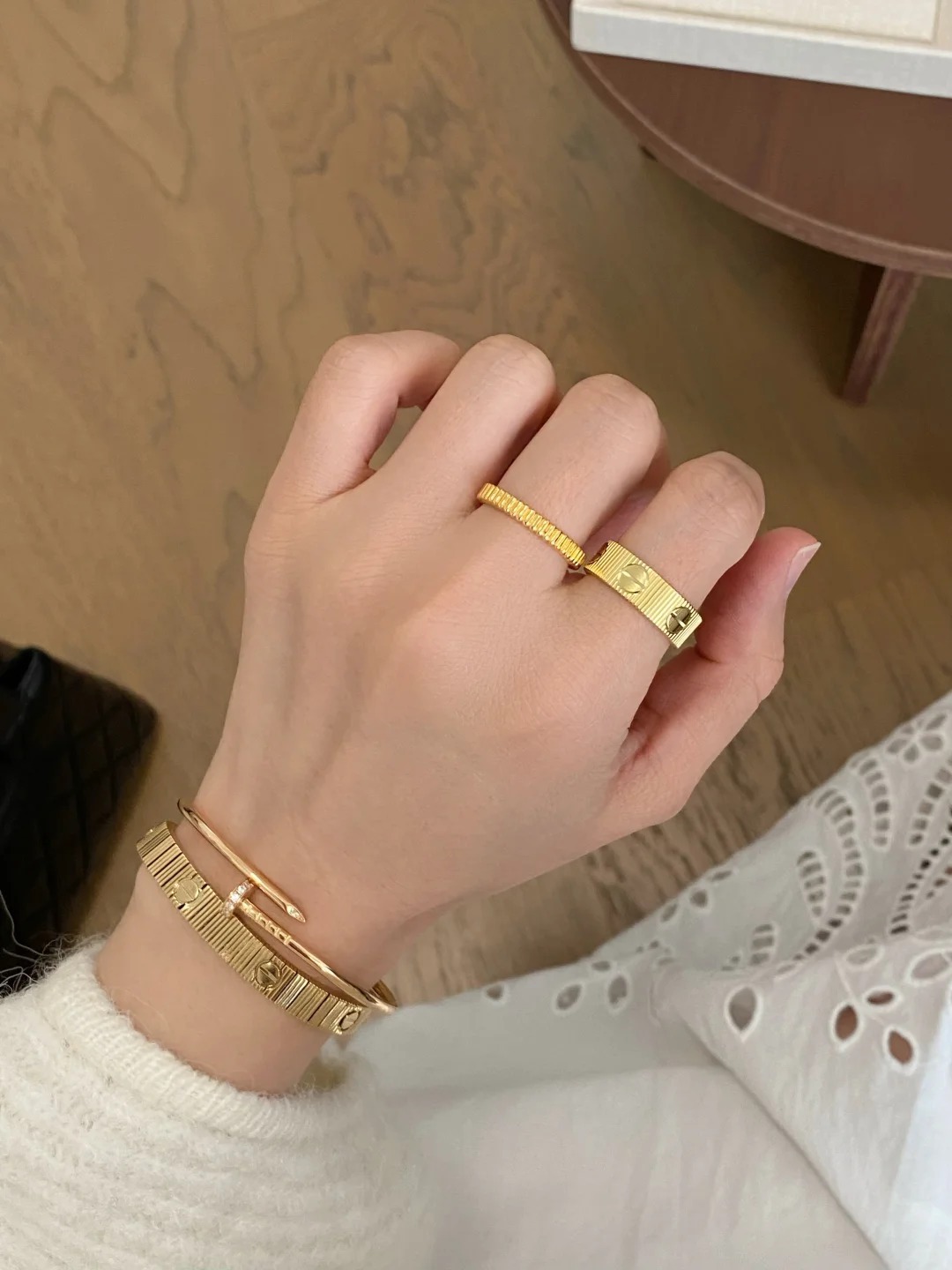 LOVE UNLIMITED BRACELET, FLEXIBLE, YELLOW GOLD