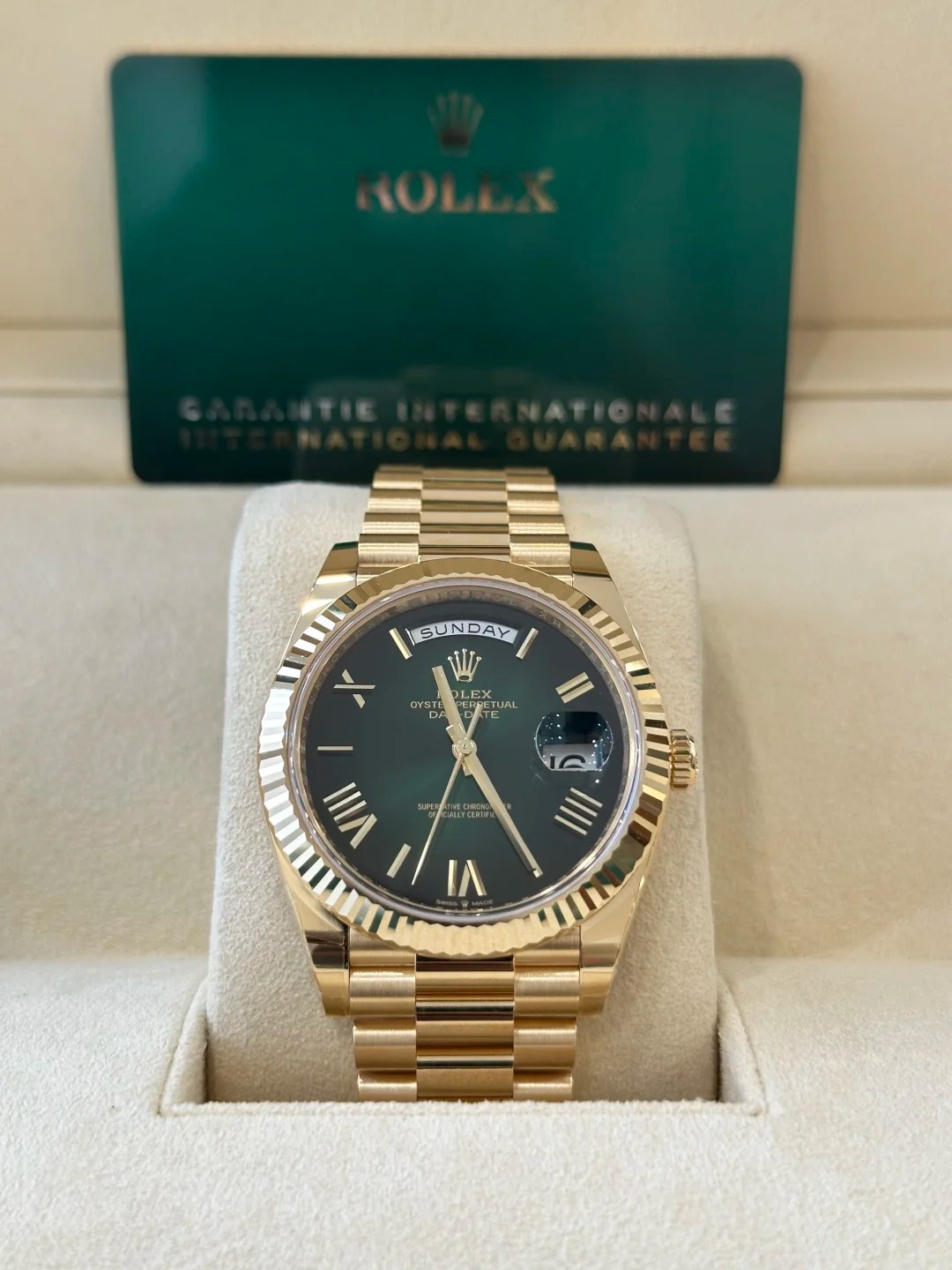 Day-Date 40 Oyster, 40 mm, yellow gold  Reference 228238-0069