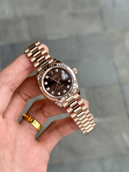 Lady-Datejust 28, 18k Everose Gold, Ref# 279175-0010