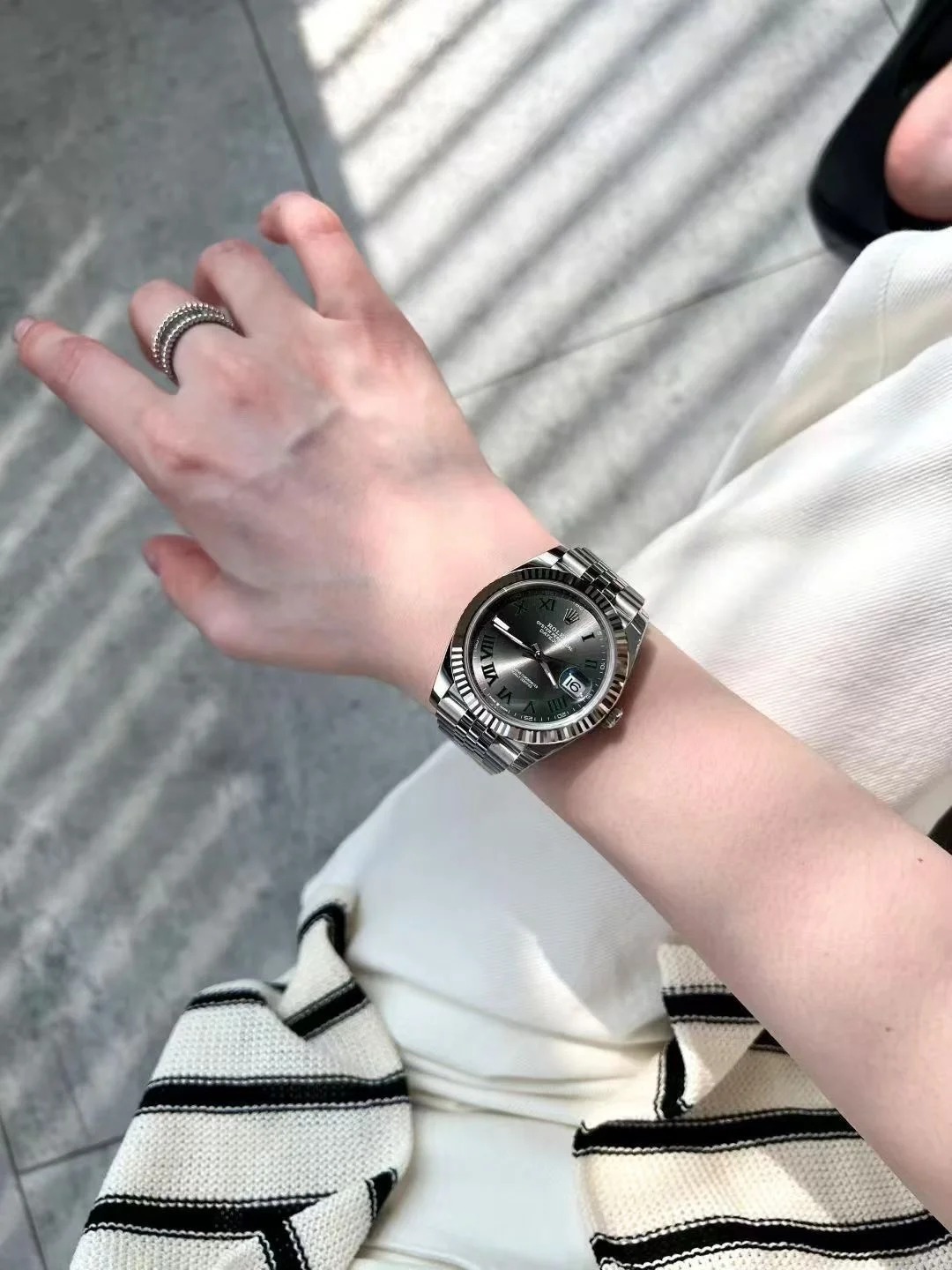 Datejust 41 Slate Grey Men's Watch 126334-0022