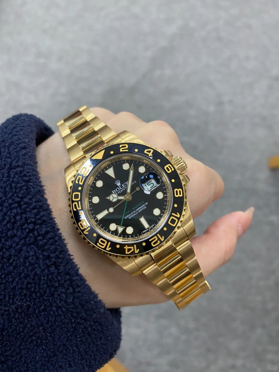 GMT-Master II Gold Men's Watch 116718LN-0001