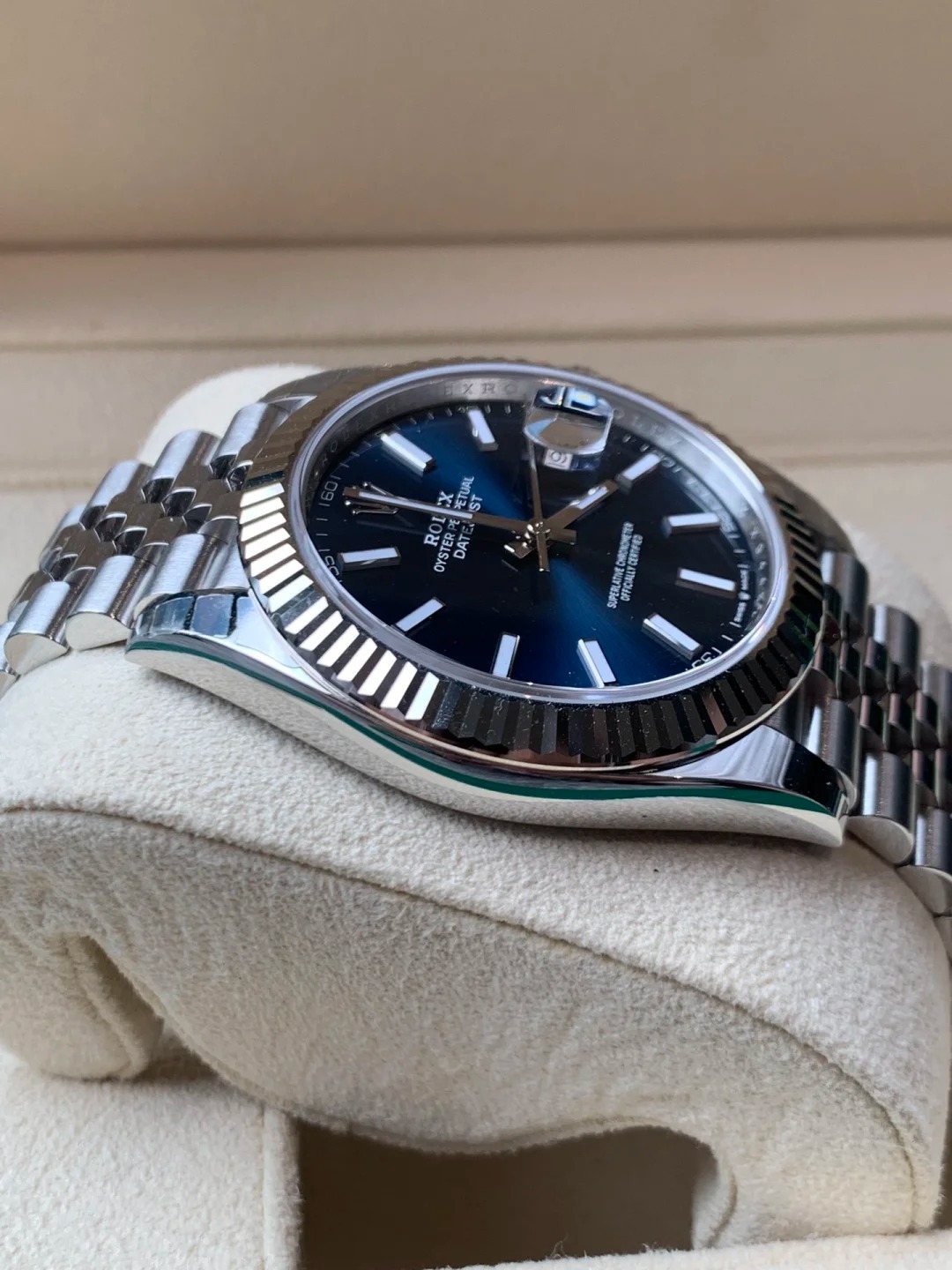 Datejust 41 Blue Dial Men's Watch 126334-0002