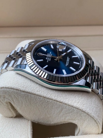 Datejust 41 Blue Dial Men's Watch 126334-0002