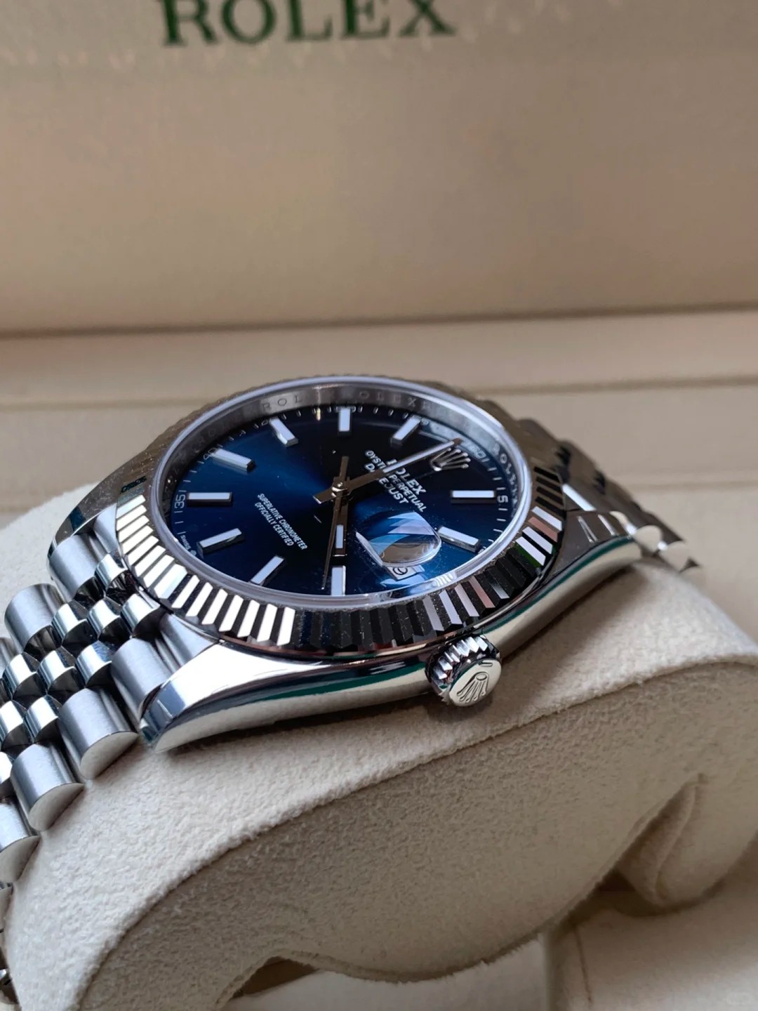 Datejust 41 Blue Dial Men's Watch 126334-0002