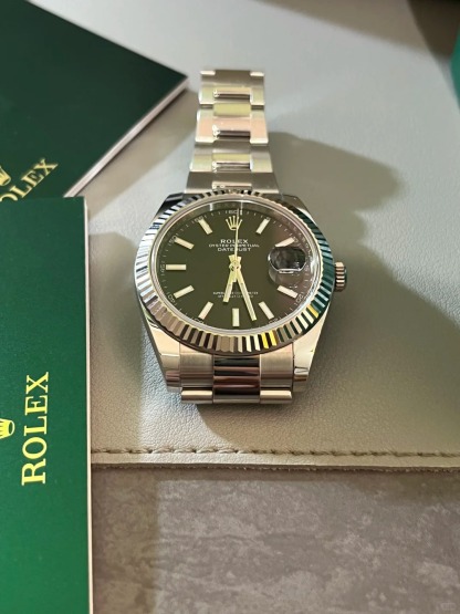 Datejust 41 Black Dial Oyster Bracelet Men's Watch 126334-0017