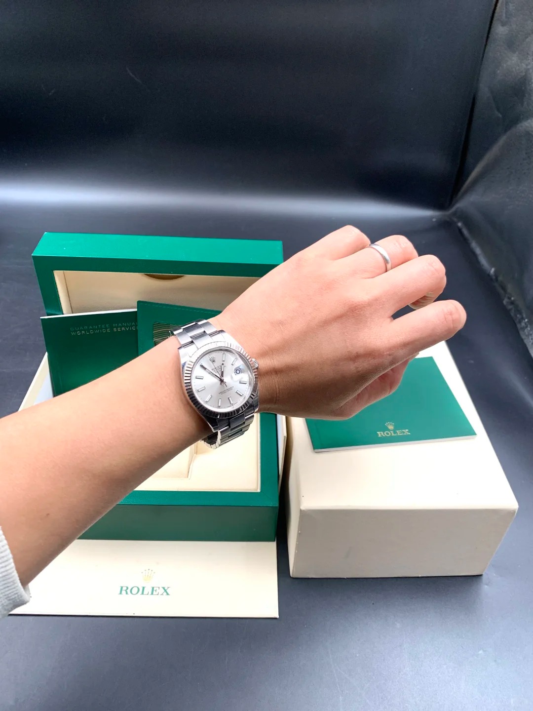 Datejust 41 Silver Dial Oyster Bracelet Watch 126334-0003