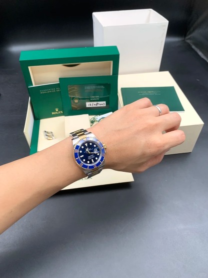 Submariner Date Royal Blue Dial Two Tone Men's Watch 126613LB