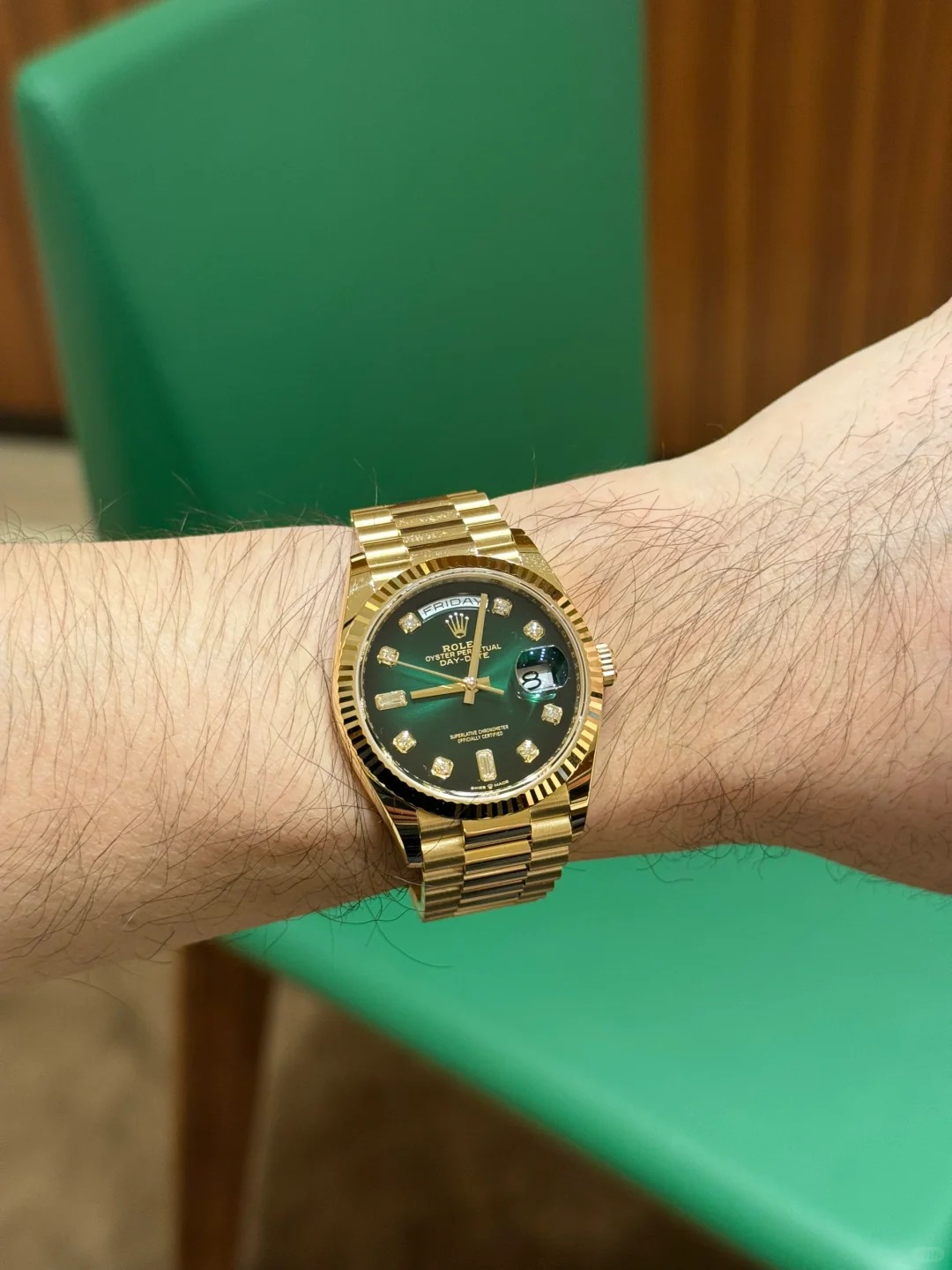 Day-Date 36 Oyster, 36 mm, yellow gold  Reference 128238-0069