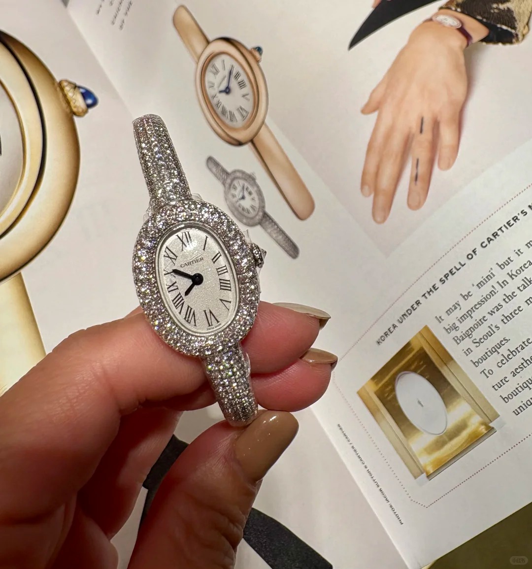 Baignoire watch small model, Size 15-16