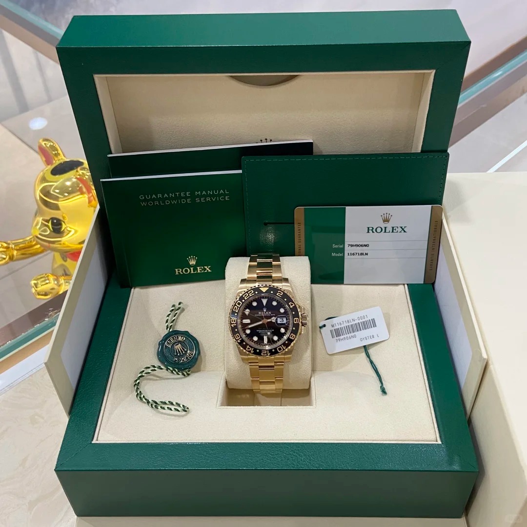 GMT-Master II Gold Men's Watch 116718LN-0001