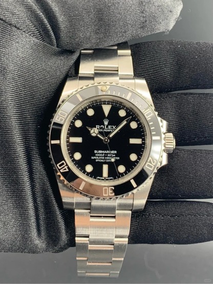 Submariner Men's Luxury Diver Watch Black Dial 114060-0002