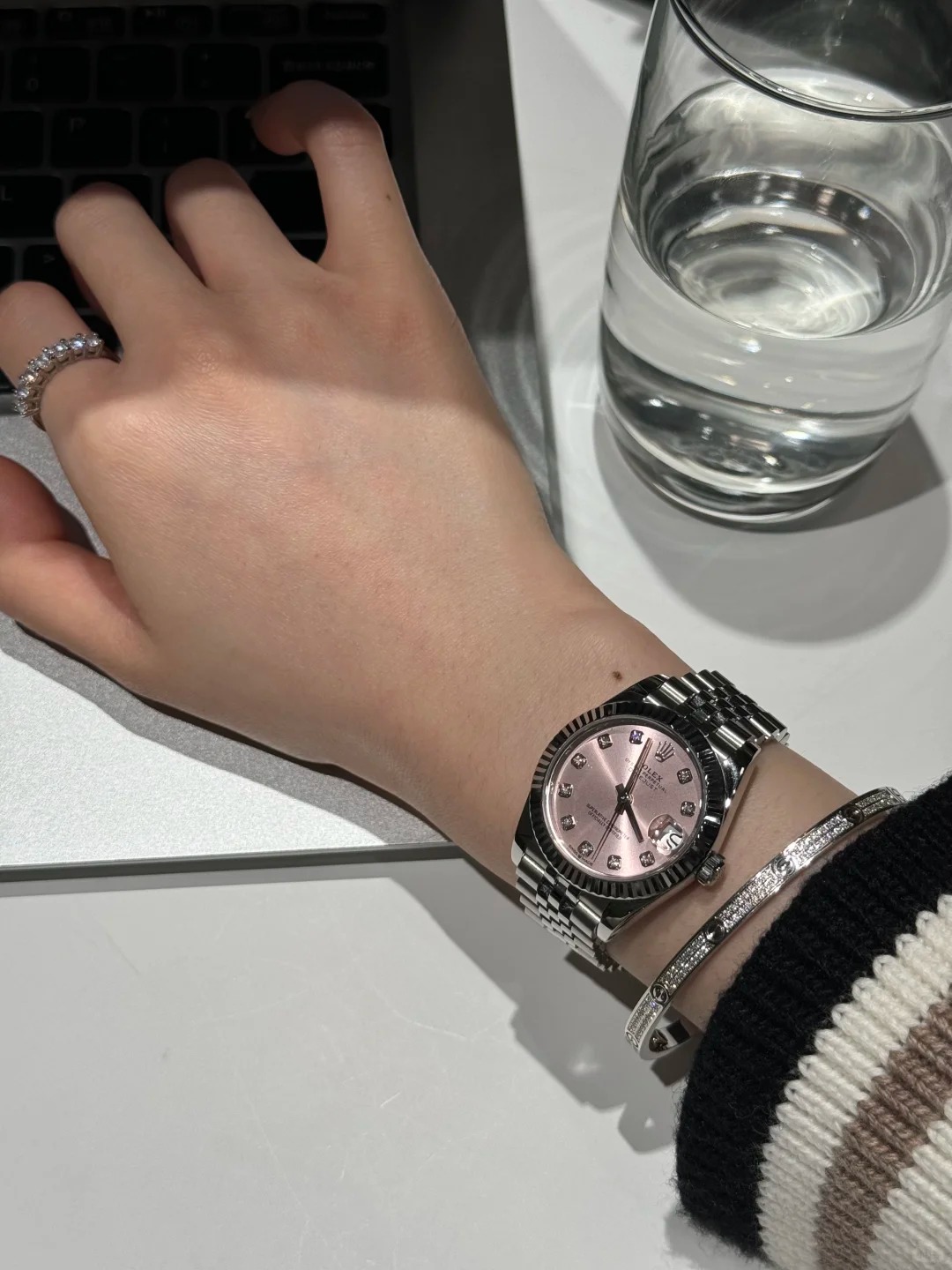 Lady-Datejust 28 Pink Dial Watch 279174-0003