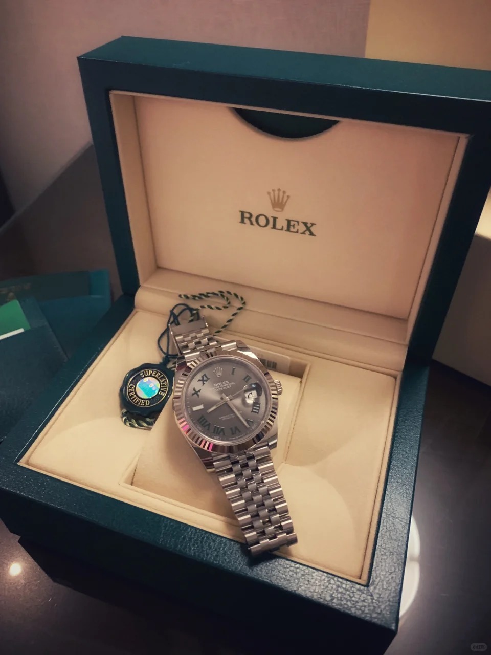 Datejust 41 Slate Grey Men's Watch 126334-0022