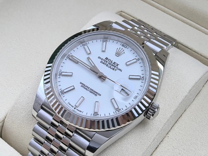 Oyster, 41 mm, Oystersteel and white gold  Reference 126334-0010