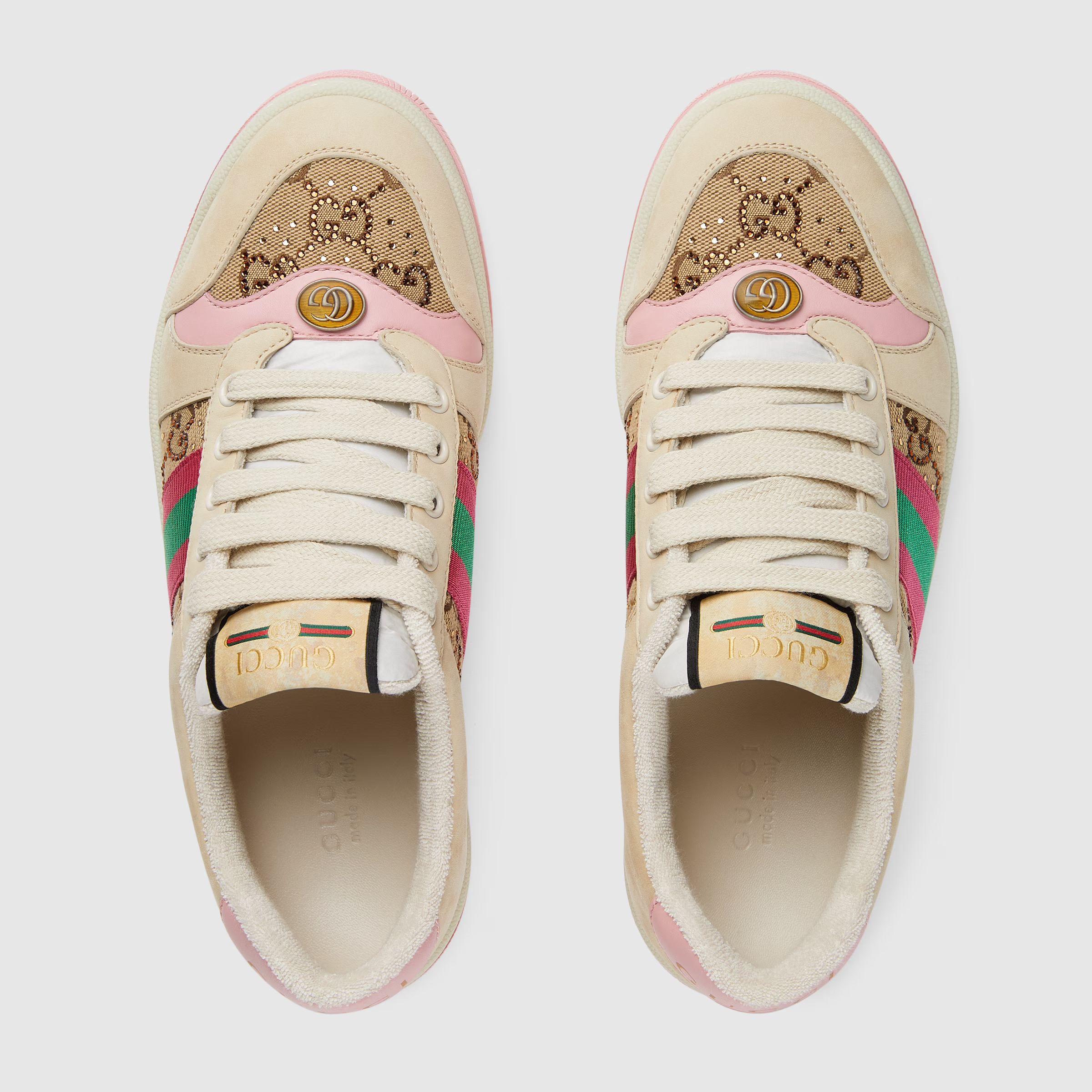 WOMEN'S SCREENER SNEAKER WITH CRYSTALS