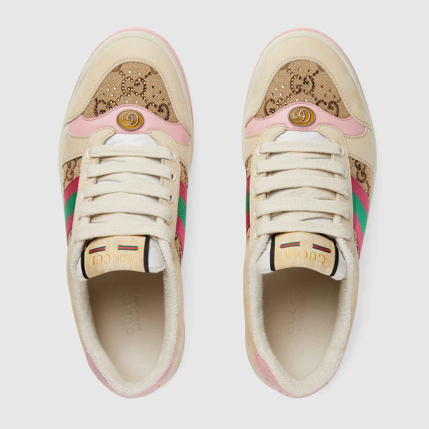 WOMEN'S SCREENER SNEAKER WITH CRYSTALS