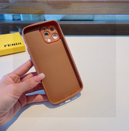 Embossed leather full cover mobile phone case