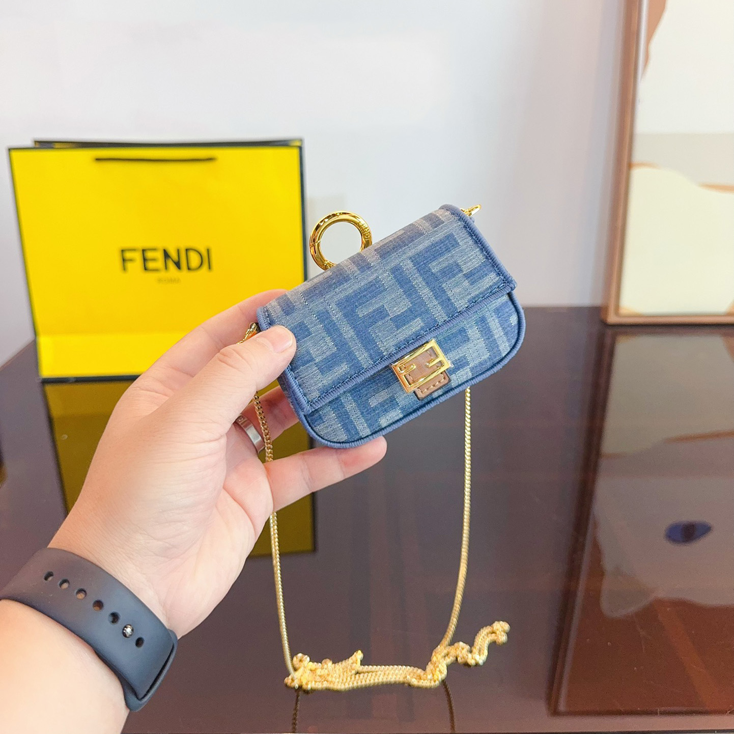 Nano Baguette Charm