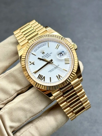 Day-Date 40 White/18 carat yellow gold 40 mm