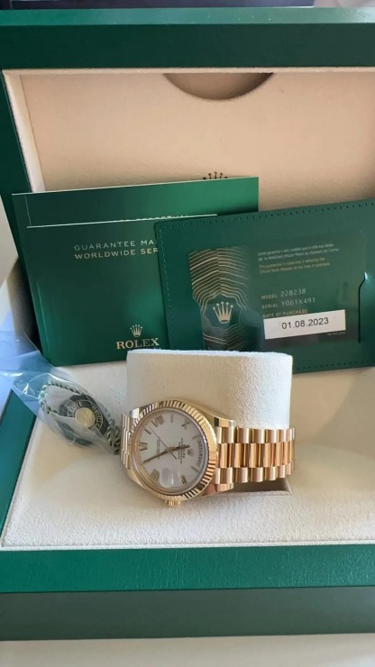 Day-Date 40 White/18 carat yellow gold 40 mm