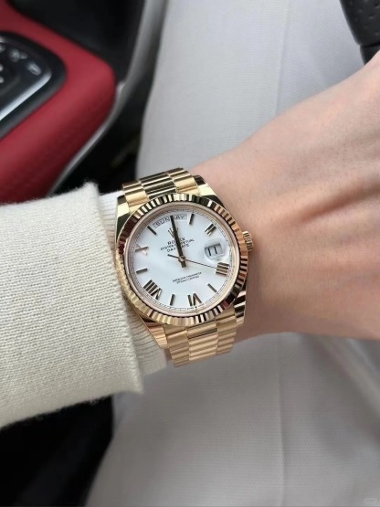 Day-Date 40 White/18 carat yellow gold 40 mm