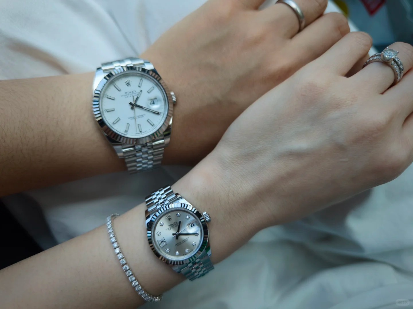 Oyster, 41 mm, Oystersteel and white gold  Reference 126334-0010