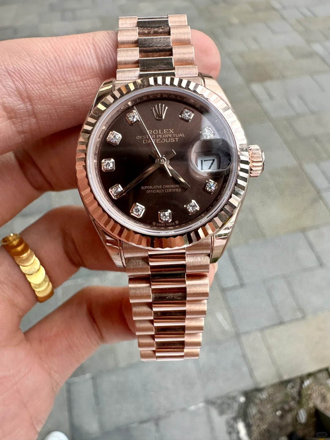 Lady-Datejust 28, 18k Everose Gold, Ref# 279175-0010