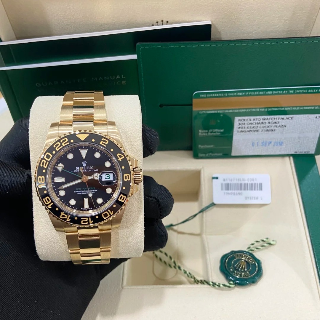 GMT-Master II Gold Men's Watch 116718LN-0001