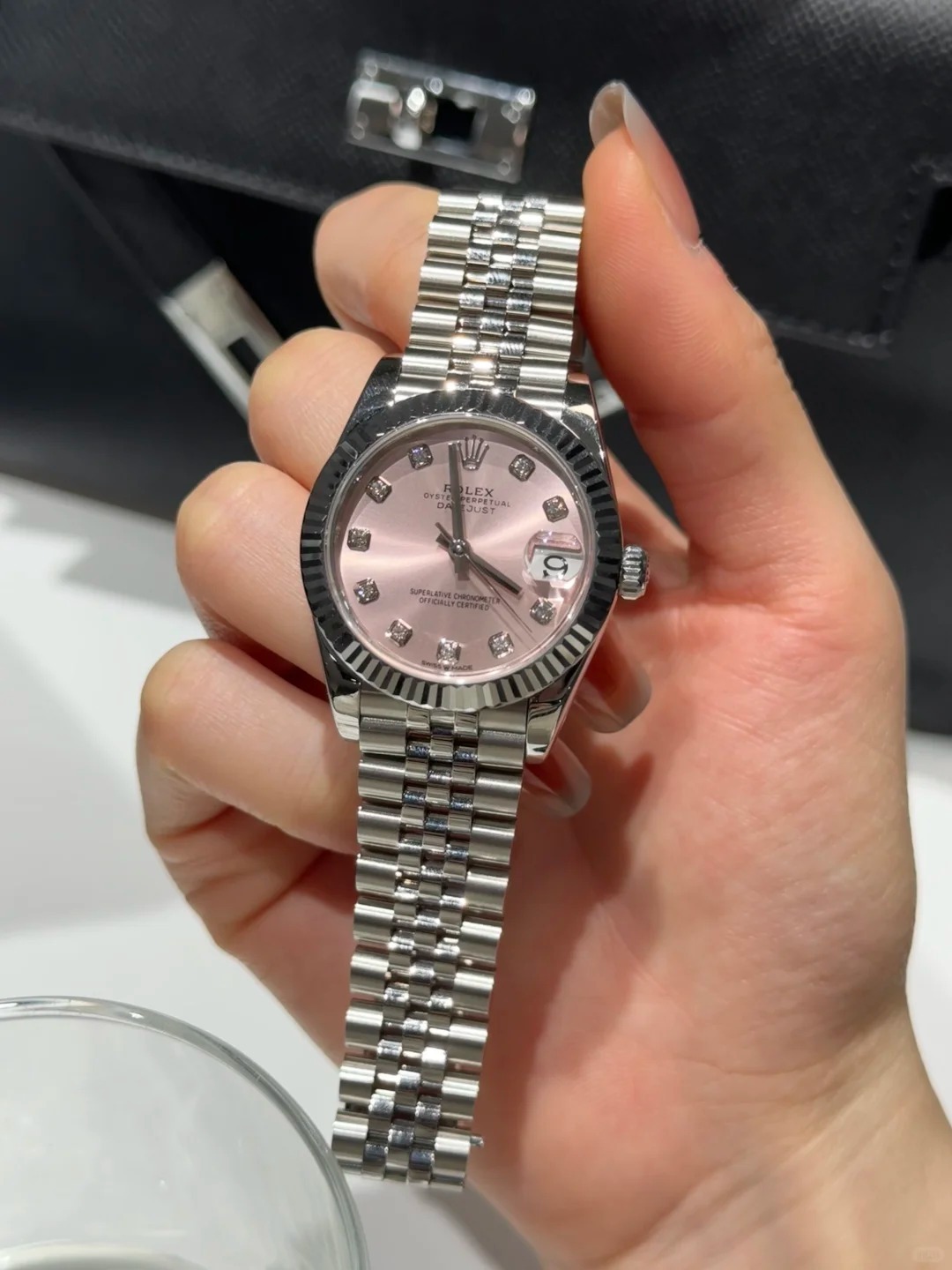 Lady-Datejust 28 Pink Dial Watch 279174-0003