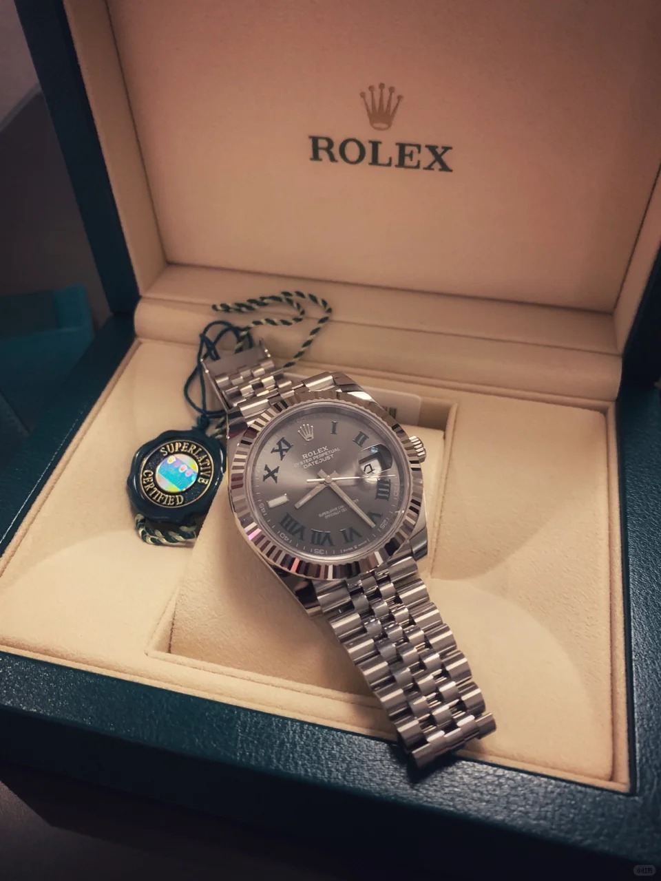 Datejust 41 Slate Grey Men's Watch 126334-0022