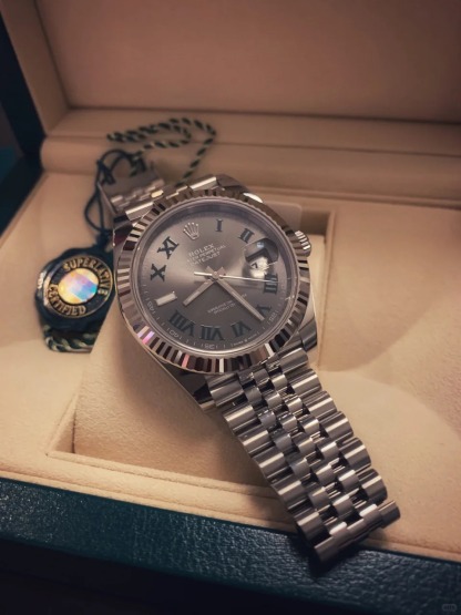 Datejust 41 Slate Grey Men's Watch 126334-0022